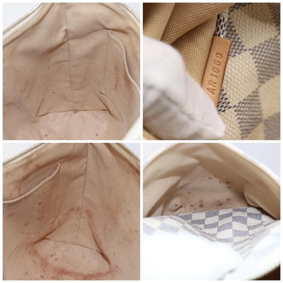 LOUIS VUITTON Damier Azur Totally PM Tote Bag N41280 LV Auth 147355 - Picture 15 of 16